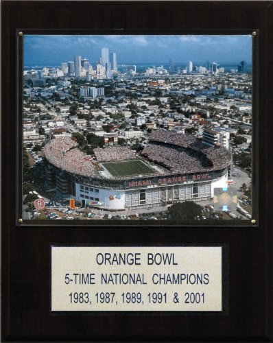 NCAA Football Orange Bowl Stadium Plaque