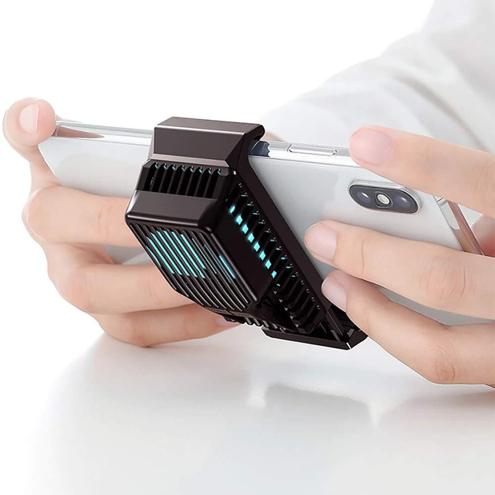 Portable Mobile Phone Cooler Game Cooling Gaming Heat Sink Audio Aux Radiator(Silver)