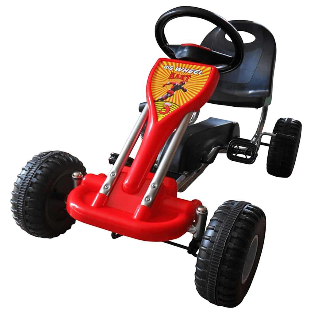 Mangloder - Gokart a pedale per bambini, con ruota libera commutabile, asse oscillante e catena chiusa, per bambini dai 3 ai 5 anni, guida stabile, adatto per giardino e parco giochi, max 30 kg