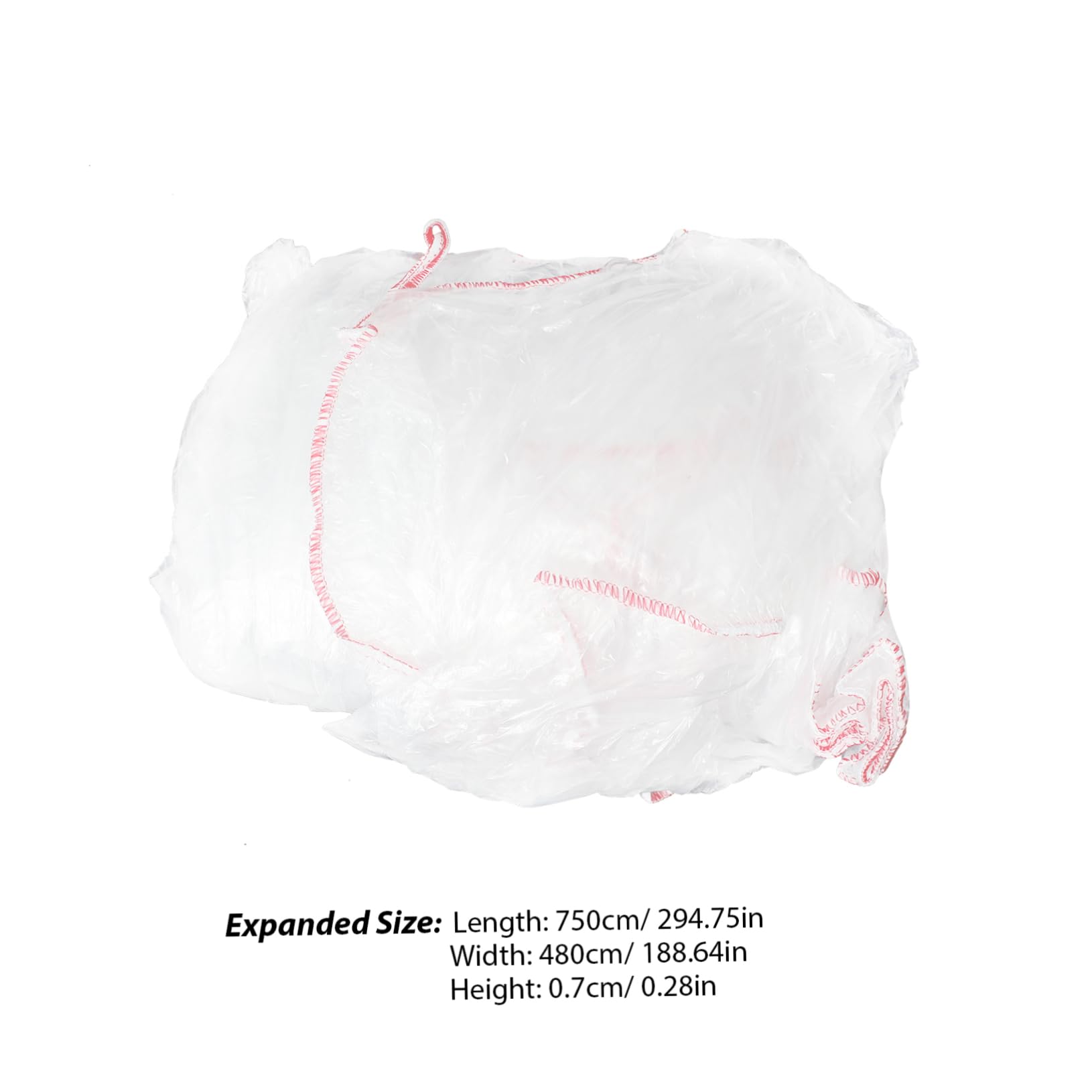 Vaguelly Outdoor Car Body Cover All-Weather Plastic Car Protector Dustproof Uv Resistant Full Coverage Rain and Sun Shield — view 2