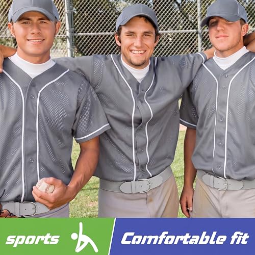 Image of Hercicy 12 Pcs Baseball Belts Softball Belts Bulk for Adult and Youth Adjustable
