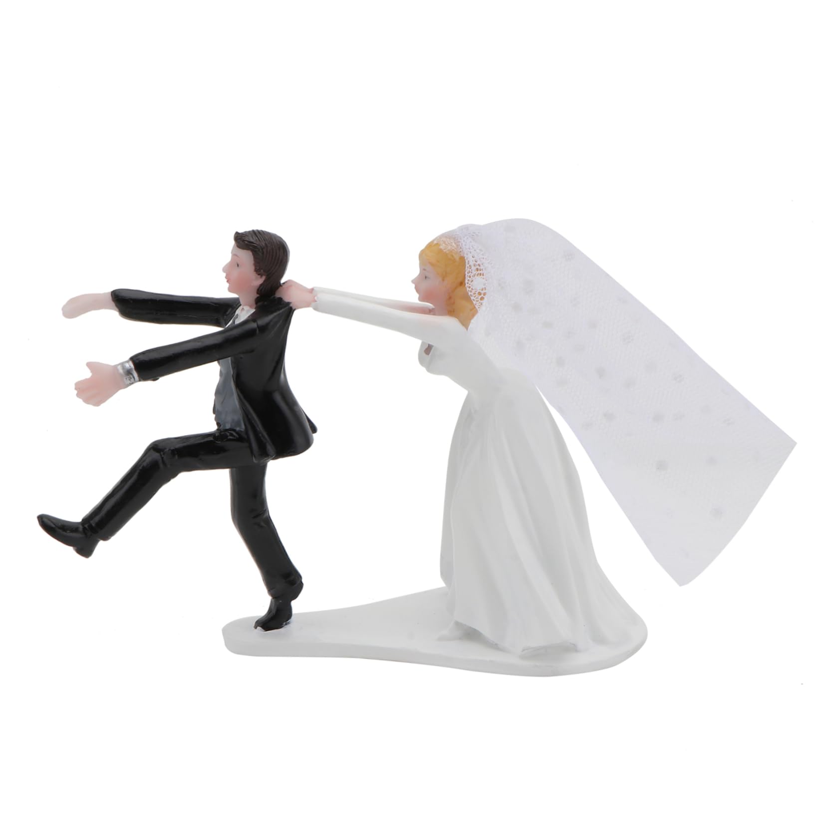 Ciieeo 2 Stk Kuchenpuppe Kuchen Dekorative Puppe Braut Bräutigam Statue Hochzeitspaarfiguren Hochzeitstorte- Braut Bräutigam Figuren Entzückende Puppe Gefälscht Colorful Harz