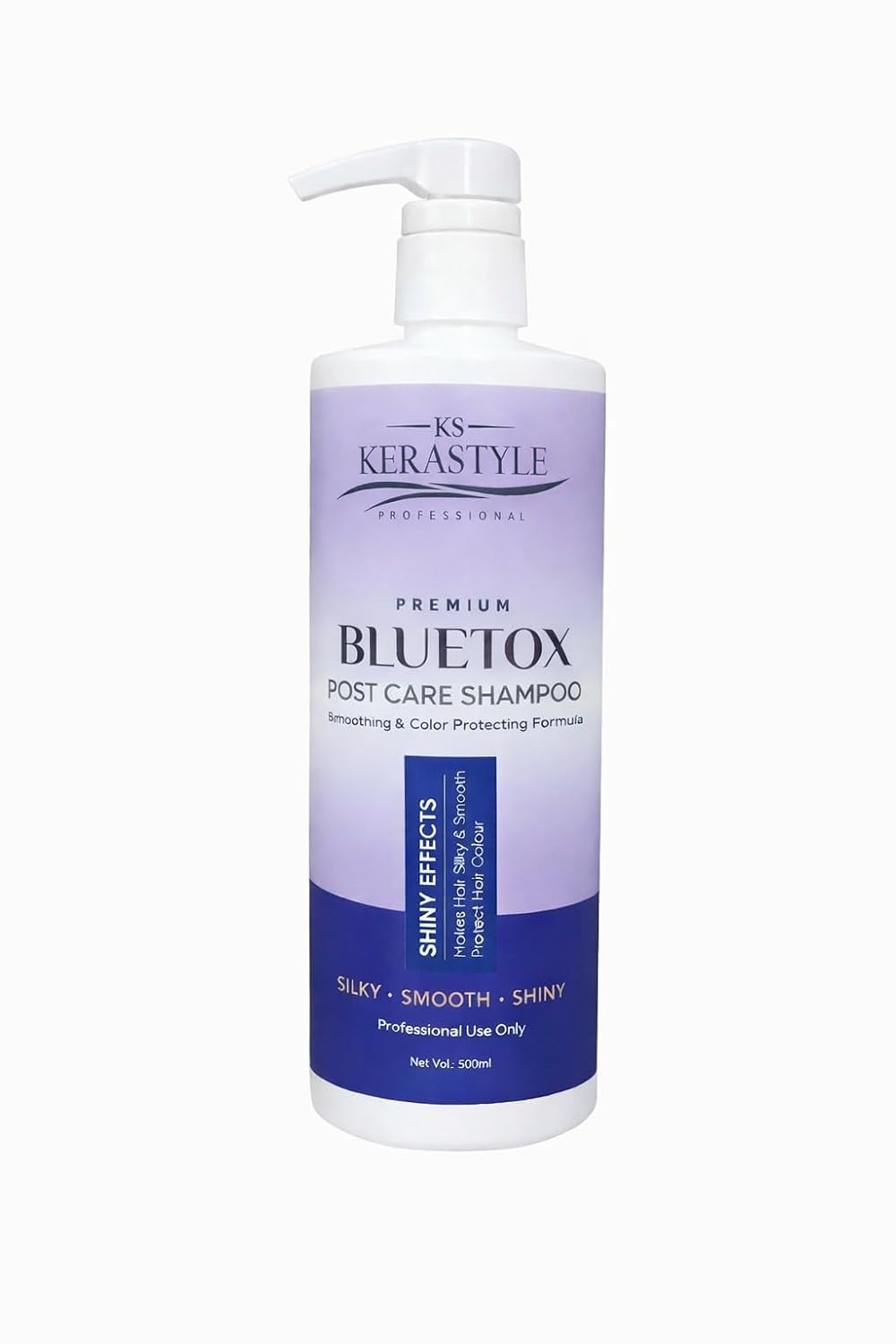 KS KERASTYLE Premium Bluetox Post Care Shampoo 500ml | Professional Hair Shampoo | Color Care & Smoothening Formula | Daily Hair Care for Chemically Treated Hair | Smooth, Soft & Shiny Hair-image-41