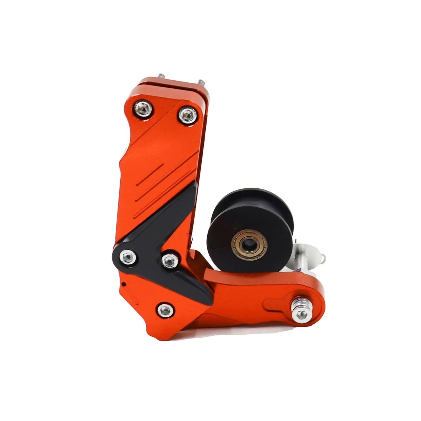 Akcesoria motocyklowe regulator zginania belki łańcucha napinacz samochodowy przewodnik napinacz łańcucha stałego biegu(Glossy Black3)