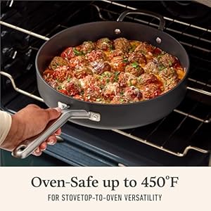 Calphalon® Hard-Anodized Nonstick 5-Qt. Sauté Pan with Lid Calphalon Hard Anodized Nonstick 5 Qt Saute Pan with Lid