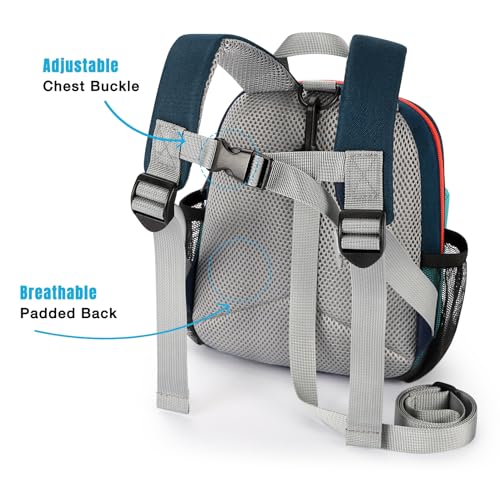 Image of STEAMEDBUN Toddler Backpack Leash for 1-3: Backpack with Leash for Boys Girls - Anti-Lost Harness Backpack for Walking