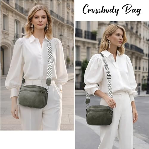 Image of TANTOMI Small Crossbody Bag for Women, Vegan Leather Shoulder Bags for Women, Travel Purse with Adjustable Shoulder Strap