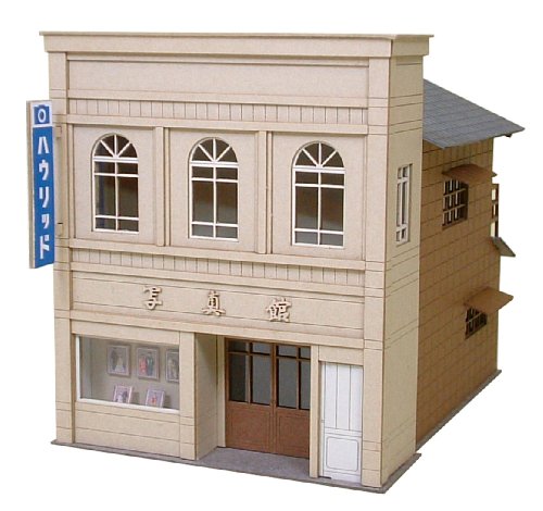 Sankei MK05-06 1/87 Scene Series Street Corner Shop-2 Papercraft