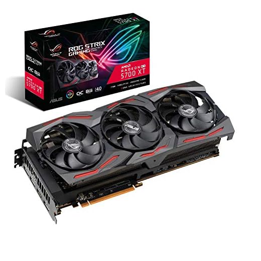 ASUS ROG Strix AMD Radeon RX 5700XT Overclocked 8G GDDR6 HDMI DisplayPort Gaming Graphics Card (ROG-STRIX-RX5700XT-O8G-GAMING)