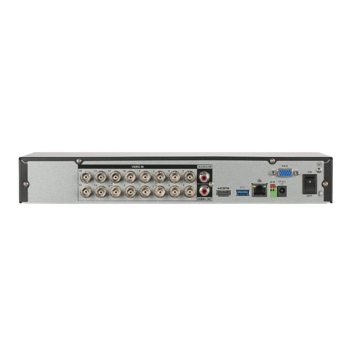 DAHUA XVR5116H-4KL-I3 DVR 5EN1 H265 16CH 4K @6IPS +16IP 8MP 1HDMI 1HDD AI