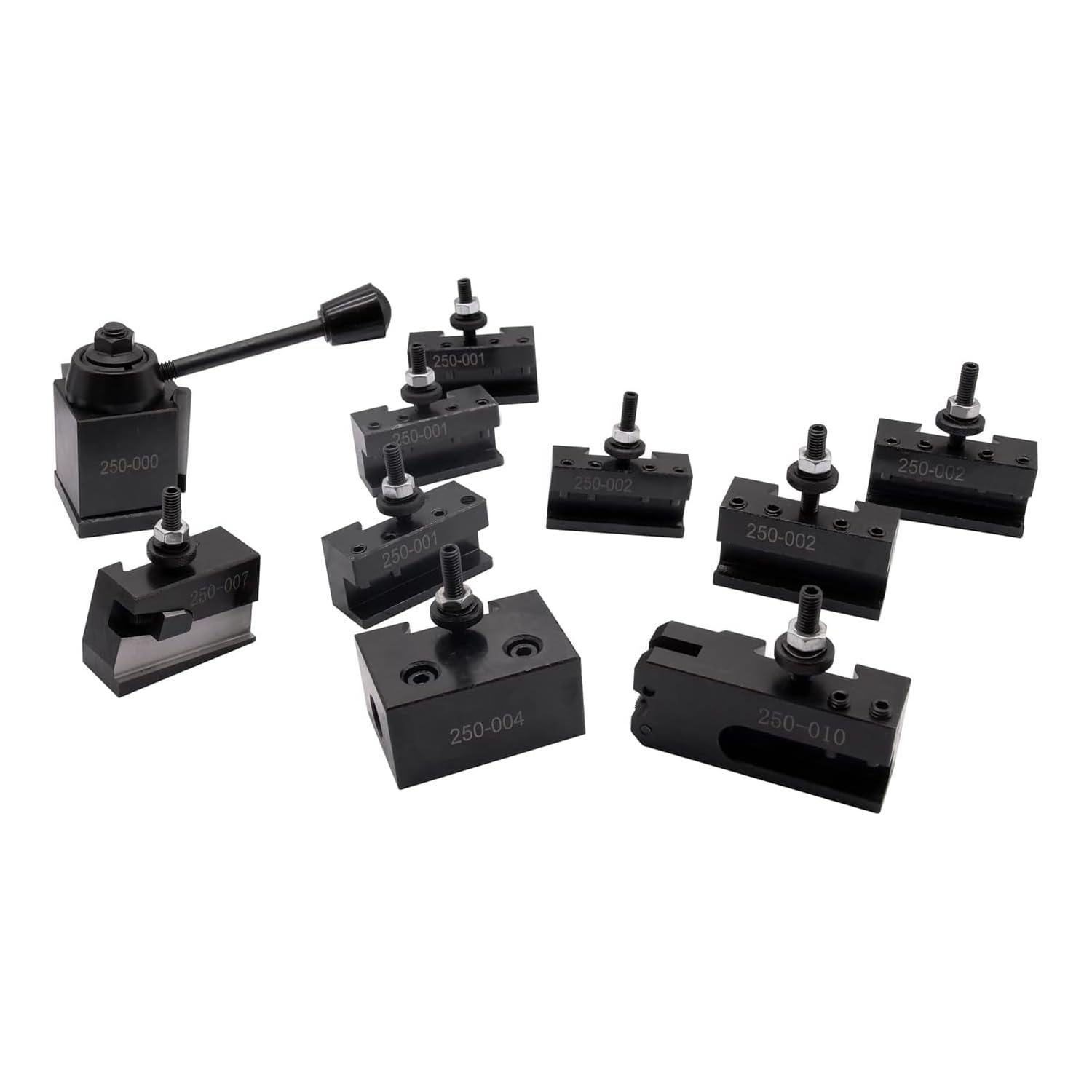 10Pcs OXA Wedge Type Quick Change Tool Post 250-000 Set Plus
