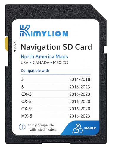 Mazda Connect Shuts Down and Does not Reboot - 2014-2016 Mazda 3 Navigation SD Card BHP166EZ1U – Offline GPS Map, Plug & Play, HUD Support, Compatible with 2016-2020 CX-5 CX-9, 2014-2018 3, 2016-2023 6 CX-3 MX-5, USA/CAN/MEX