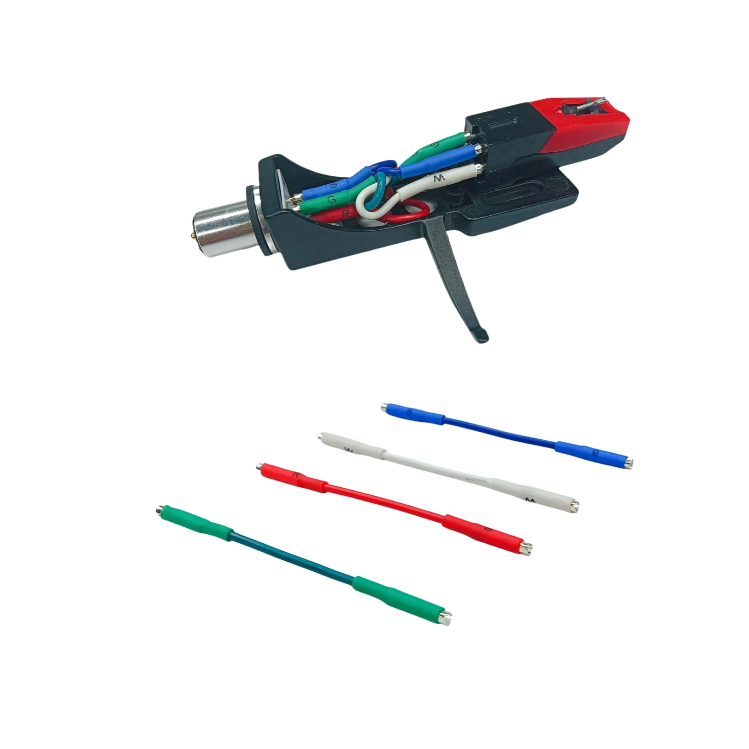 Funayama Turntable Headshell Litz Wire, 4 Packs Stereo Cartridge Lead Wire Headshell for Turntable Vinyl Record Player - Image 4