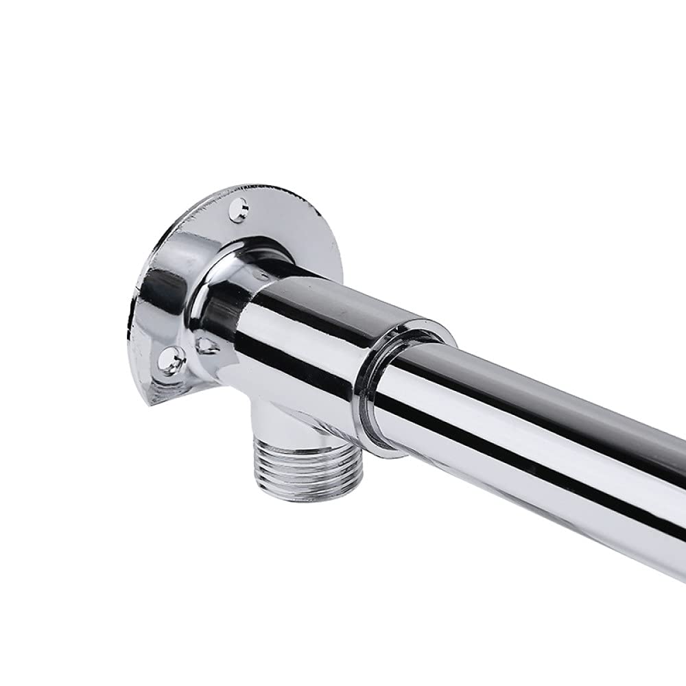Braccio Doccia Ulisem In Acciaio Inox Cromato Con Supporto A Parete Rotondo Facile Da Installare Per Soffione Doccia A Soffitto Per Hotel Case E Bagni 25 Cm 88444145