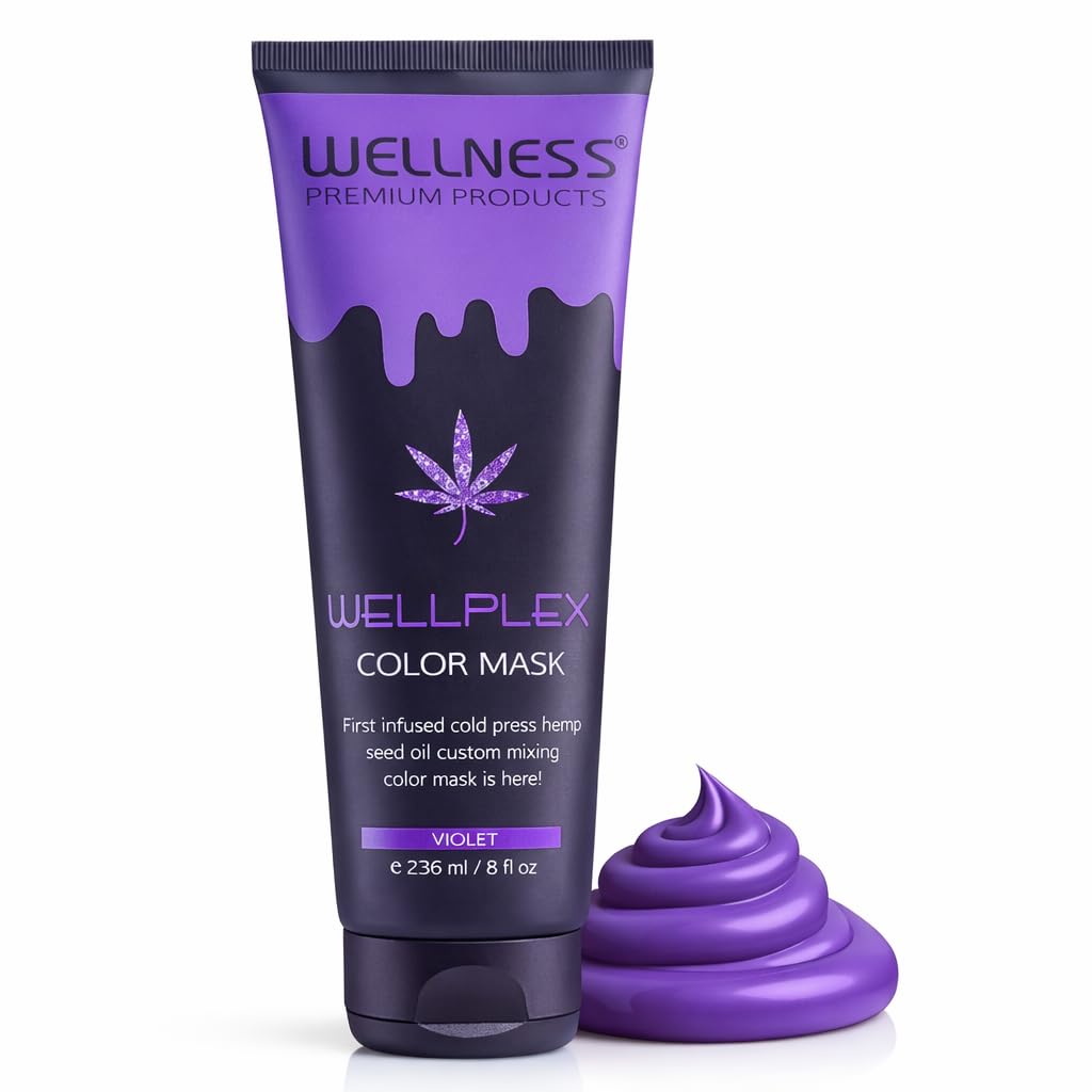 WELLNESS PREMIUM PRODUCTS Wellplex Color Maschera – Violet 250 ml