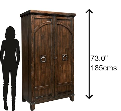 Howard Miller Morgan Wine & Bar Cabinet 547-307 – Wooden Home Storage Rack Furniture #TOP4
