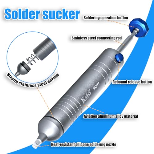 Kaisi K-331 Solder Sucker No Clog Desoldering Pump thumb #2