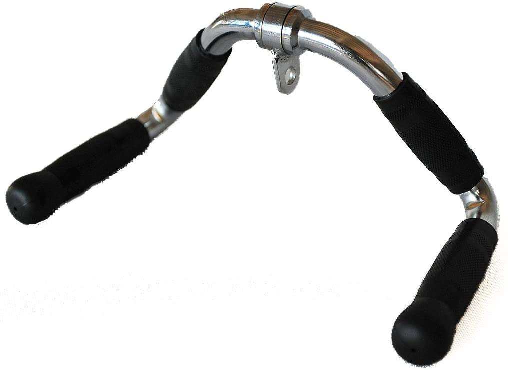 Barra Multi- Esercizi Per Cavi Con Impugnature In Gomma E Gancio Girevole - 193 Cm
