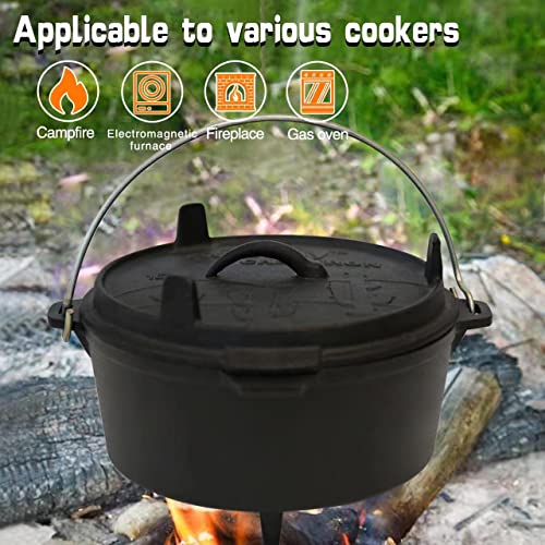 Dutch-Oven-8-Quart-Cast-Iron-Dutch-Oven-with-Lid-for-Outdoors-and-Indoor-Use-Pre-Seasoned-Camping-Cookware-Pot-with-Lid-Large-Dutch-Oven-for-Frying-Griddling-Stewing