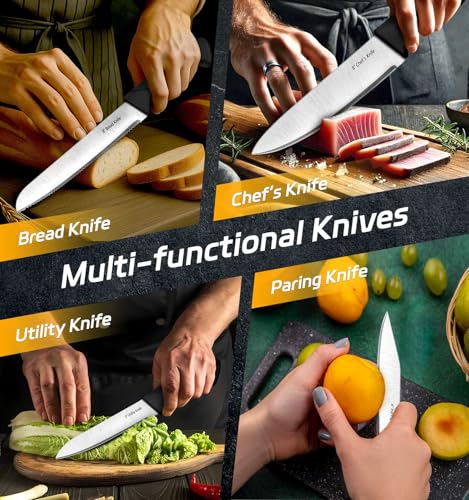 14-Piece German High Carbon Stainless Steel Knife Set - Image 5