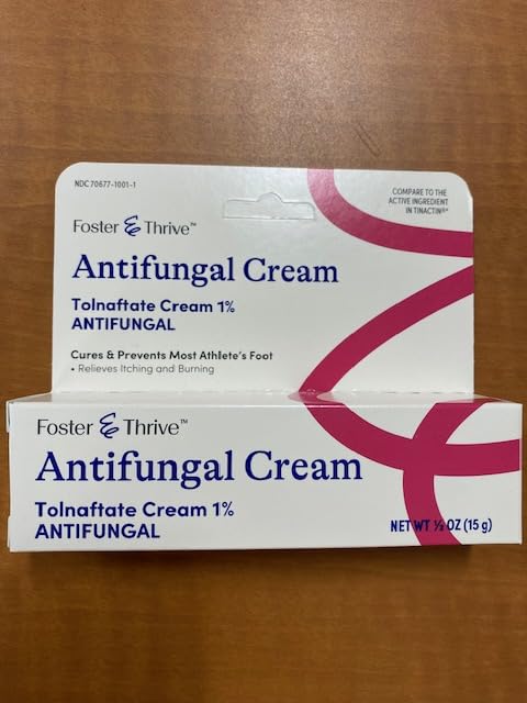 Generic Antifungal Cream Tolnaftate 1%, Cures and Prevent Athlete's Foot