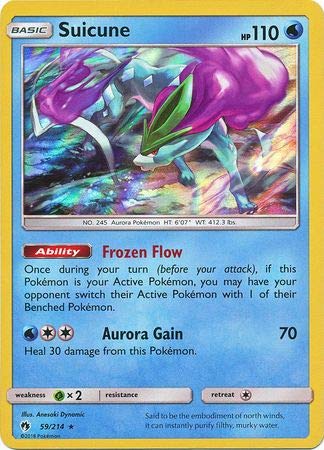 Amazon.com: Suicune - 59/214 - Holo Rare : Toys & Games