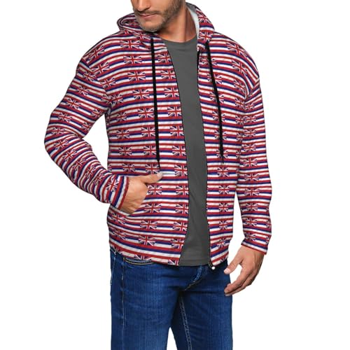 Sweat à capuche imprimé Hawaï homme, la veste polyvalente pour un confort au quotidien