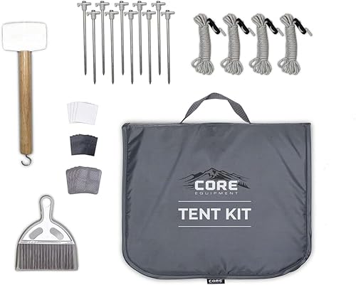 Miniatura 1 de CORE Kit de campamento todo en uno para exteriores  Accesorios perfectos para acampar con bolsa de transporte portátil  Fácil instalación de