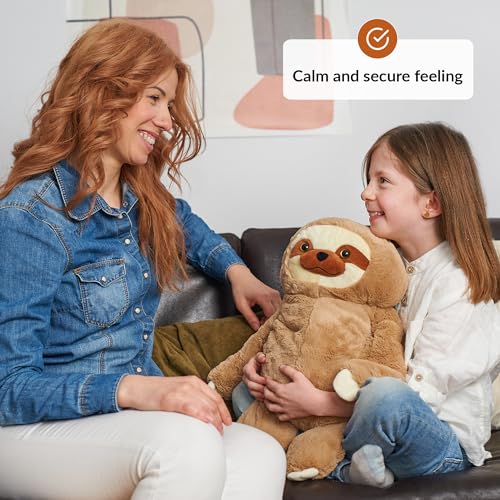 Image of ODOXIA Big Weighted Animals for Anxiety 5lb Sloth | Stuffed Weighted Plush for Kids, Adults | Weighted Stuffed Animals | Weighted Plushies | Weighted Plushie
