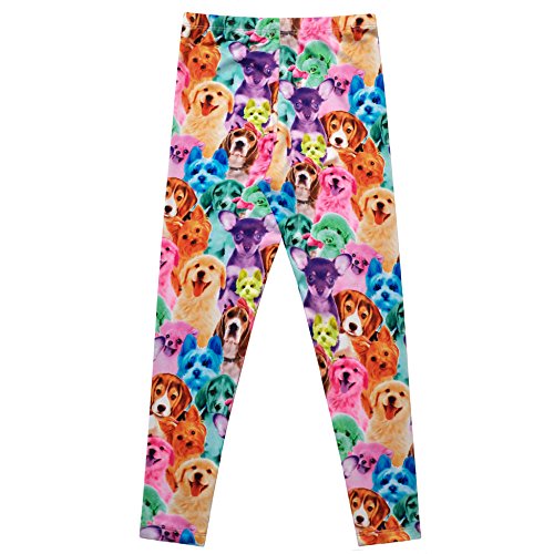 Girl Unicorn Leggings Kid Rainbow Print Legging Tights Trousers Slim Long Pants2