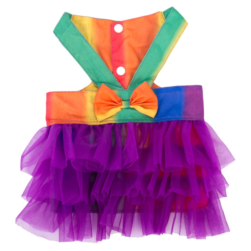 LtuzPet Dog Tutu Skirt Pet Dog Bow Tie Gauze Tutu Dress Skirt Puppy Cat Princess Clothes Apparel