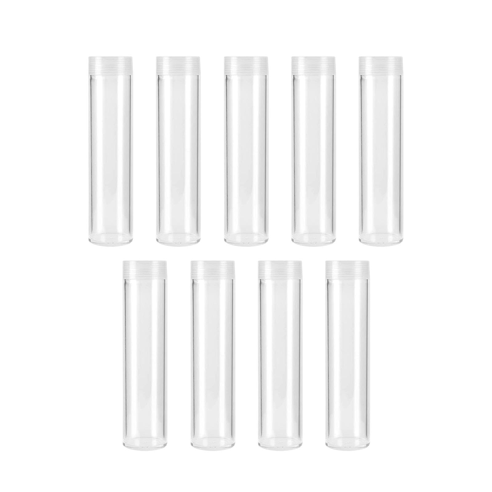Generic Clear Bead Tube Beads Holder Tube Containers for Bead Beads Storage Tube 25mm