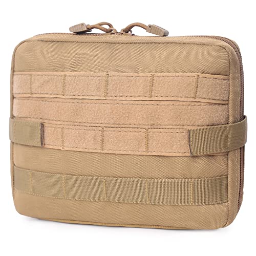 TRIWONDER Bolsa Táctica Administrador Molle EDC Bolsa de Herramientas Compacto Equipo de Gadget de Utilidad Organizador de Bolsa Militar EMT (A - Caqui)