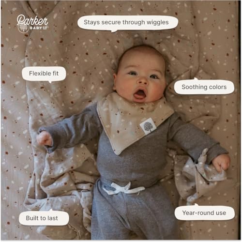 Image of Parker Baby Soft & Durable Fitted Baby Crib Sheets | Snug Fit for Standard Crib Mattresses | Machine Washable, Fade-Resistant & Modern Nursery Designs