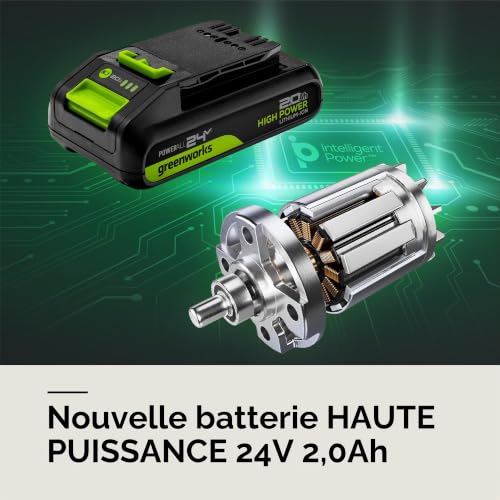 Greenworks POWERALL 24V Batterie haute performance 2Ah - vue 3