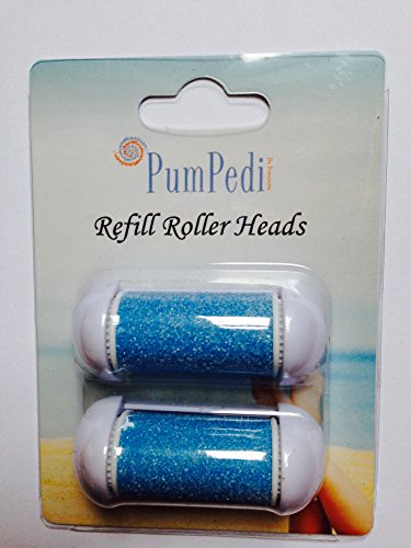 PumPedi Perfect Callus Remover Refill Roller Heads - Micro Pedi Refills (2 Count) Fits Battery and Rechargeable PumPedi - fits most similar models too YEAR END SALE!!