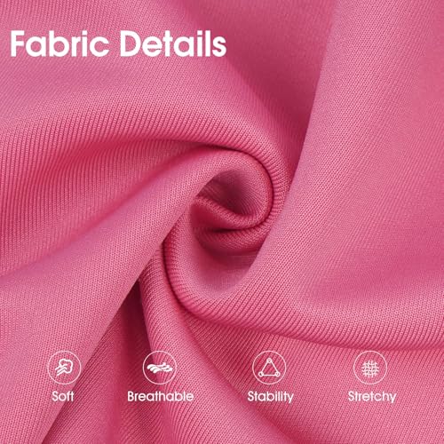 Image of Large Adjustable Anxiety Shirt for Medium Dogs,Lightweight Fireworks Calming Hoodie Wraps Neck,Anxiety Relief for Separation,Sound,Breathable Soft for All-Seasons(Rose)