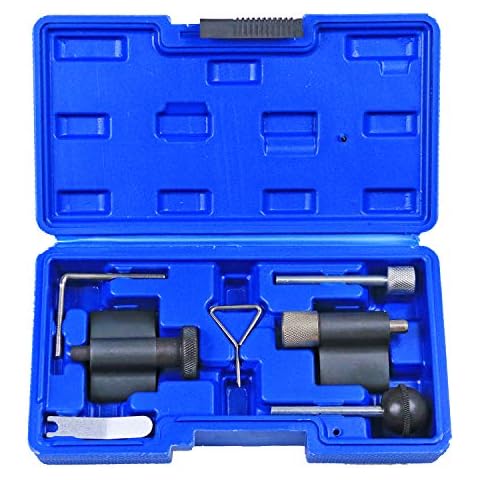Highking Tool Crankshaft Timing Belt Pulley Locking Tool Set for VW 1.2, 1.4, 1.6, 1.9, 2.0 TDI T100050 T10008 T20102 T10010 T10115 Cover