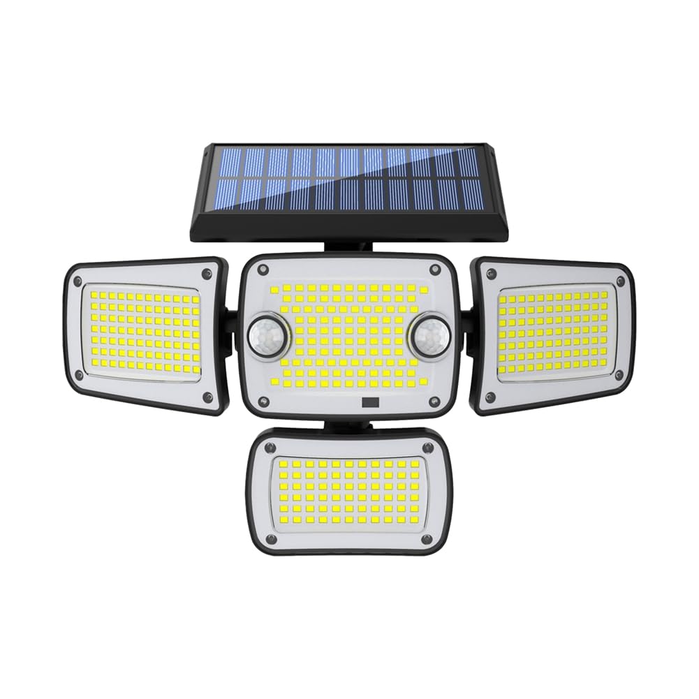 Lumières solaires LED extérieures imperméables avec détecteur de mouvement