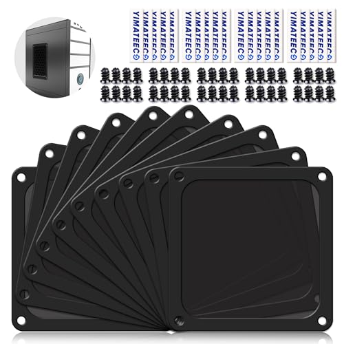 Filtre ventilateur PC 140mm magnétique en maille nylon haute densité anti-surchauffe