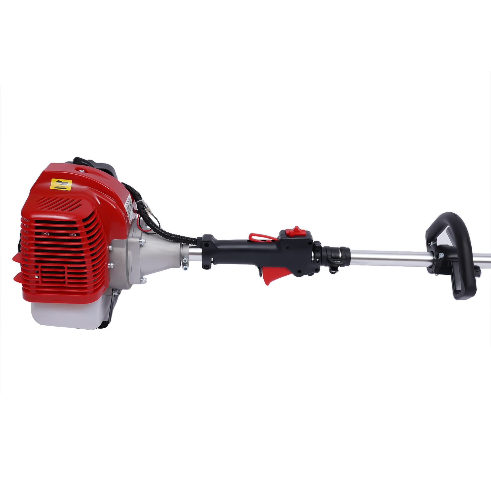 Kehrmaschine Benzin 1.7KW, 52cc 2-Takt Schneefräse Benzin, Hofkehrmaschine 2,3 PS, Straßenkehrer mit Schutzbrille und Schultergurt, Laub und Rasensammler, Kehrmaschine für den Garten, Bauernhof, Blätt