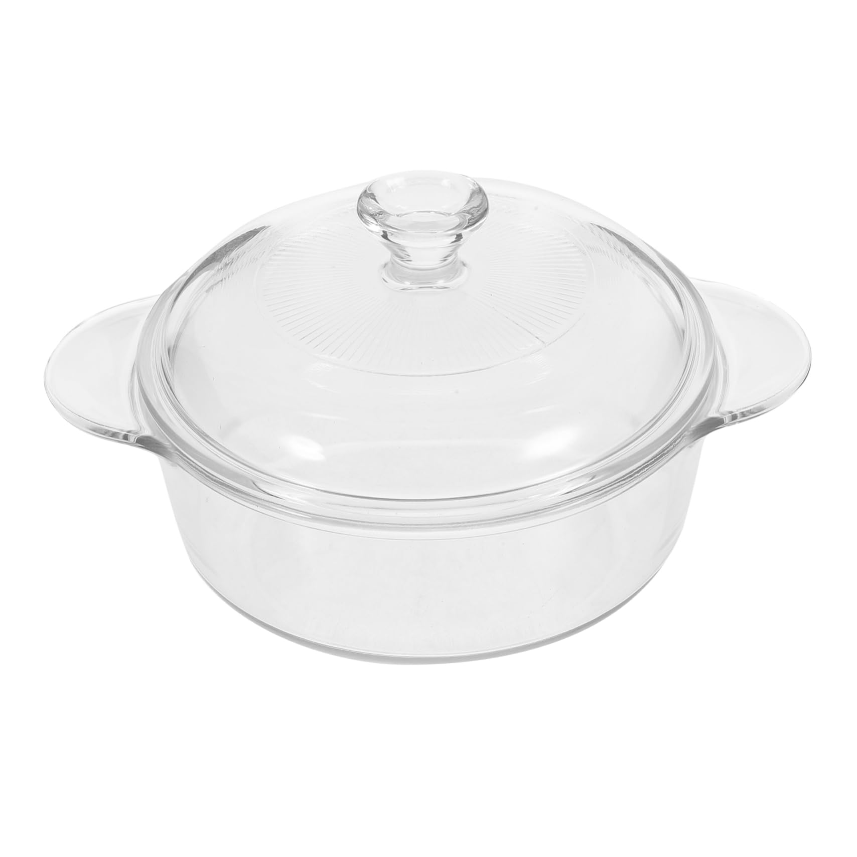 SECFOU Salatschüssel aus Glas mit Deckel Große Schüssel für Servieren und Aufbewahrung Glasschüssel für Küche und Party