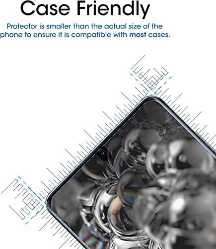 Image of STP FEEL Advanced Full Glue Tempered Glass Protector for Vivo X80 /X80 Pro | Full Screen Coverage (except edges) Screen Protector, Pack of 1