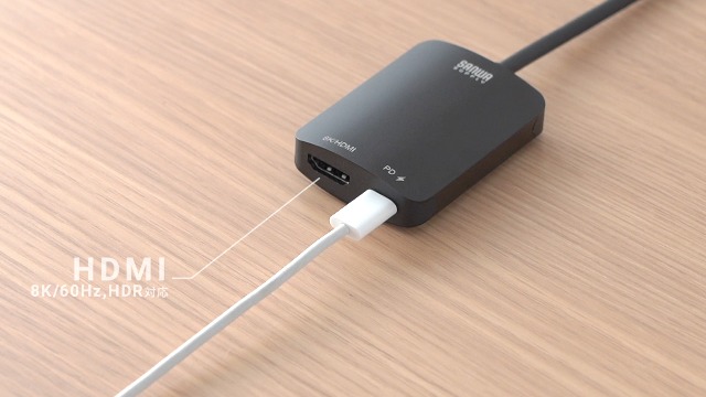 Amazon.co.jp: サンワダイレクト Type-C HDMI 変換アダプタ 8K/60Hz 4K
