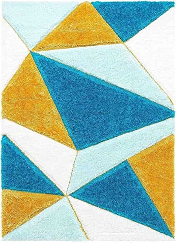 Image of Presence Gorgeous Design Of Super Soft Shaggy Carpet For Living Room, Bedroom, Hall And Anywhere In Home. [2X5 Feet], Rectangular, Multicolor