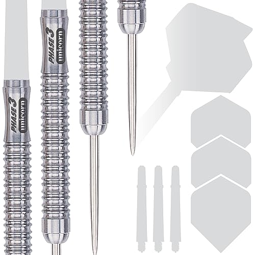 Barrels fléchettes tungstène Unicorn Phase 1 2 3 5 6 pour pointe acier steel tip 26g
