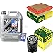 Produktbild Filter Set Inspektionspaket 5 Liter Liqui Moly Motoröl Top Tec 4600 5W-30 MANN-FILTER Luftfilter Ölfilter