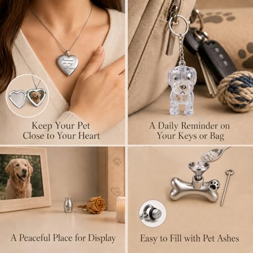 hooppoo Pet Memorial Gift Set for Loss of Dog Cat - image 5