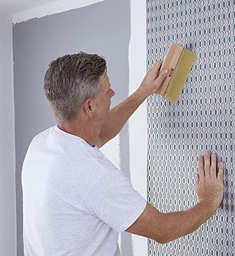 ProDec 9 inch Synthetic Filament Paperhanging Brush for Fast Efficient Smoothing and Air Bubble Removal with Wallpaper, Lining Paper, Vinyl, Anaglypta, Woodchip and Other Wall Coverings, 9" 225mm