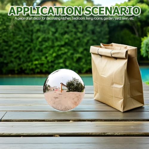 Esfera de acero inoxidable STOBAZA resistente a la intemperie para decoración de jardín 6